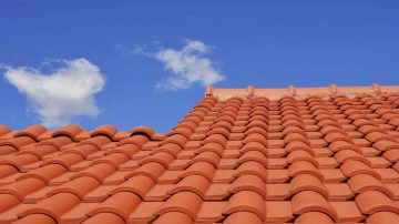 Terracotta tiled roofs in Tunbridge Wells